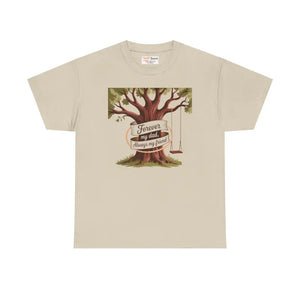 Unisex Heavy Cotton Tee - Family Love Statement Shirt - Dipaliz - Sand / s - T-shirts