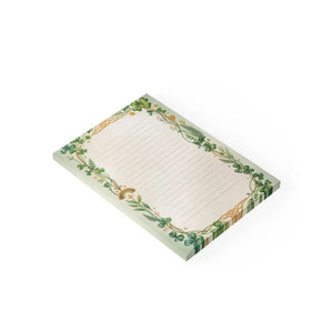 Clover Lined Notepad - St. Patrick’s Day Note Pads - Dipaliz - 4’’ x 6’’ / White - Paper Products