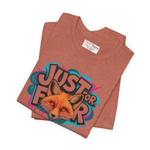Fox Art Unisex Nature Tee - Animal Lover Gift - Dipaliz - T-shirts