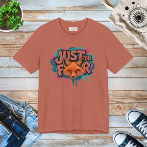 Fox Art Unisex Nature Tee - Animal Lover Gift - Dipaliz - T-shirts