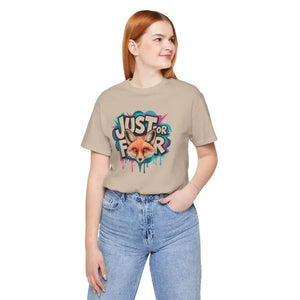 Fox Art Unisex Nature Tee - Animal Lover Gift - Dipaliz - T-shirts