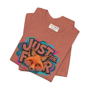 Fox Art Unisex Nature Tee - Animal Lover Gift - Dipaliz - T-shirts