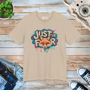 Fox Art Unisex Nature Tee - Animal Lover Gift - Dipaliz - T-shirts