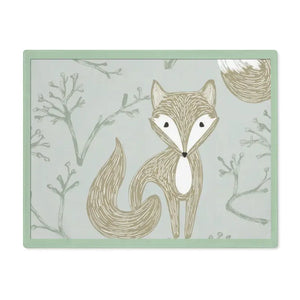 Fox Placemat - Cotton Graphic Design Mood Booster - Dipaliz - 18’’ × 14’’ - Placemats