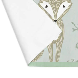 Fox Placemat - Cotton Graphic Design Mood Booster - Dipaliz - 18’’ × 14’’ - Placemats