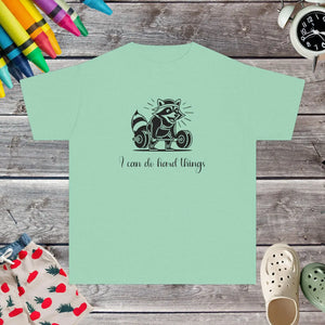Soft Cotton Youth Tee - Fox Lifting Weights - Dipaliz - T-shirts