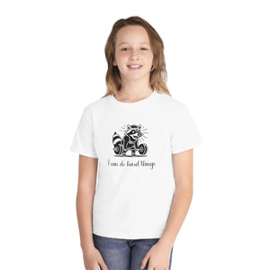 Soft Cotton Youth Tee - Fox Lifting Weights - Dipaliz - T-shirts