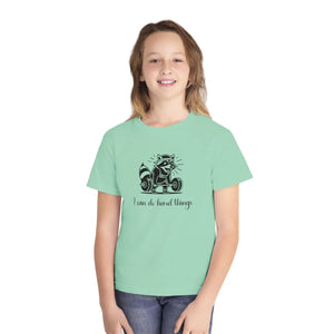 Soft Cotton Youth Tee - Fox Lifting Weights - Dipaliz - T-shirts