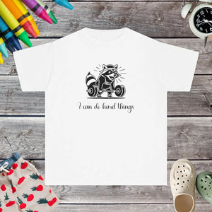 Soft Cotton Youth Tee - Fox Lifting Weights - Dipaliz - T-shirts