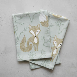 Fox Chic Napkin Set – Polyester Cloth 4 Pack - Dipaliz - Napkins