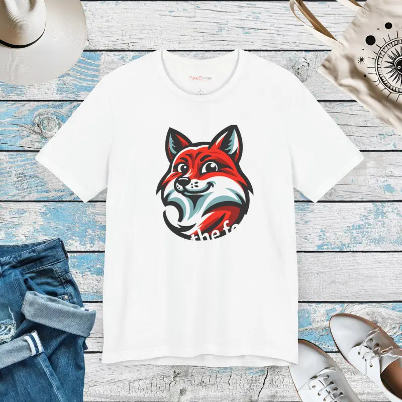 Unisex Jersey Short Sleeve Tee: what the Fox Red Magic - White / s T-shirt