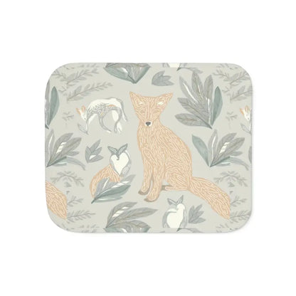 Snuggle in Style: Luxury Fox Sherpa Blanket for Ultimate Comfort - Home Decor