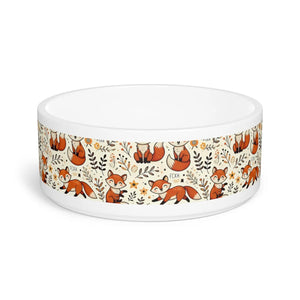 Trendy Foxy Pet Bowl Ceramic Home Decor Dipaliz - Bowls Feeders & Waterers