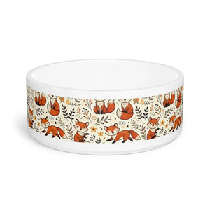 Foxy Pet Bowl - Trendy Home Decor Style - Dipaliz - 16oz - Bowls Feeders & Waterers
