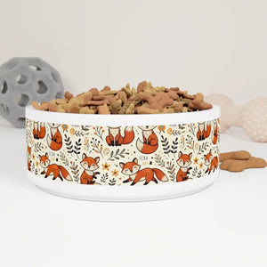 Foxy Pet Bowl - Trendy Home Decor Style - Dipaliz - 16oz - Bowls Feeders & Waterers