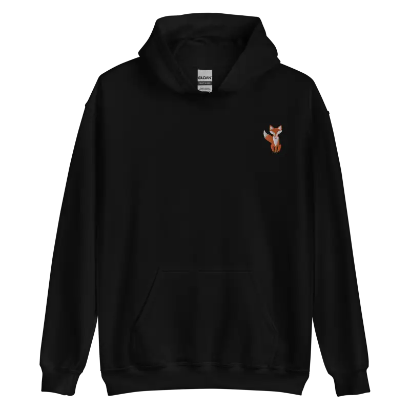 Foxy Embroidered Unisex Hoodie: 2024 Fashion Trend! - Black / s Hoodie