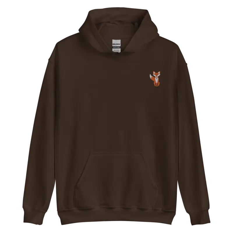 Foxy Embroidered Unisex Hoodie: 2024 Fashion Trend! - Dark Chocolate / s Hoodie