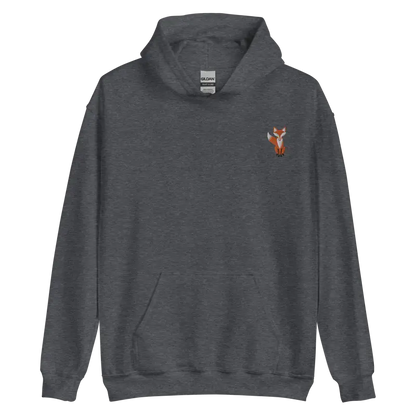 Foxy Embroidered Unisex Hoodie: 2024 Fashion Trend! - Dark Heather / s Hoodie