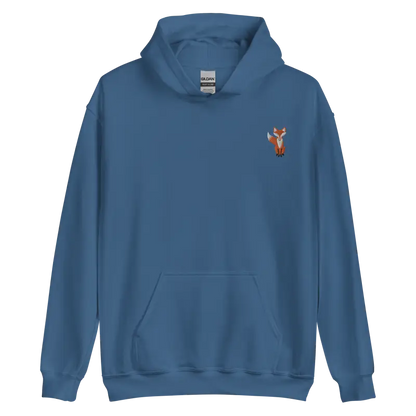 Foxy Embroidered Unisex Hoodie: 2024 Fashion Trend! - Indigo Blue / s Hoodie