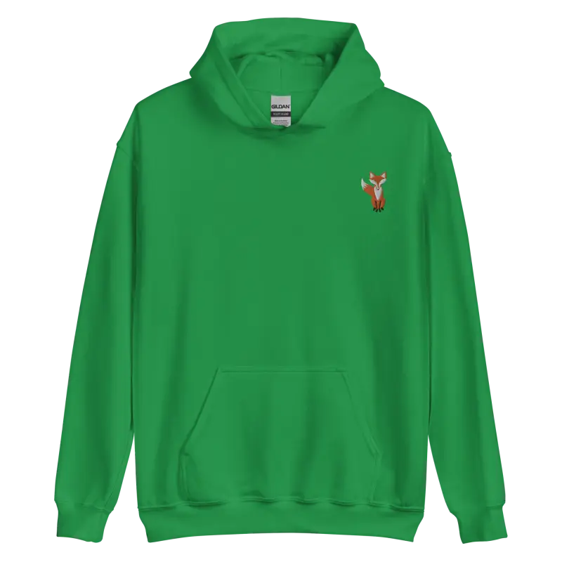 Foxy Embroidered Unisex Hoodie: 2024 Fashion Trend! - Irish Green / s Hoodie