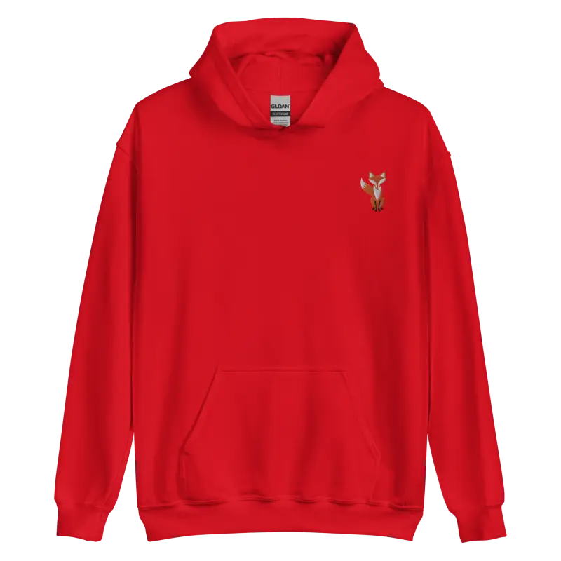 Foxy Embroidered Unisex Hoodie: 2024 Fashion Trend! - Red / s Hoodie