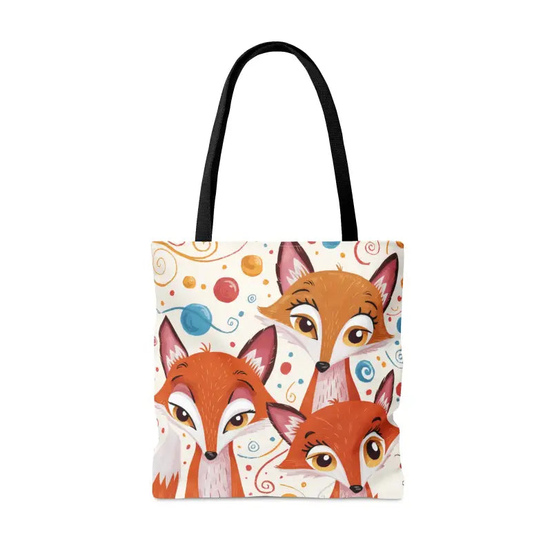 Turn Heads with the Foxy Three Red Foxes Tote Bag! - Bags