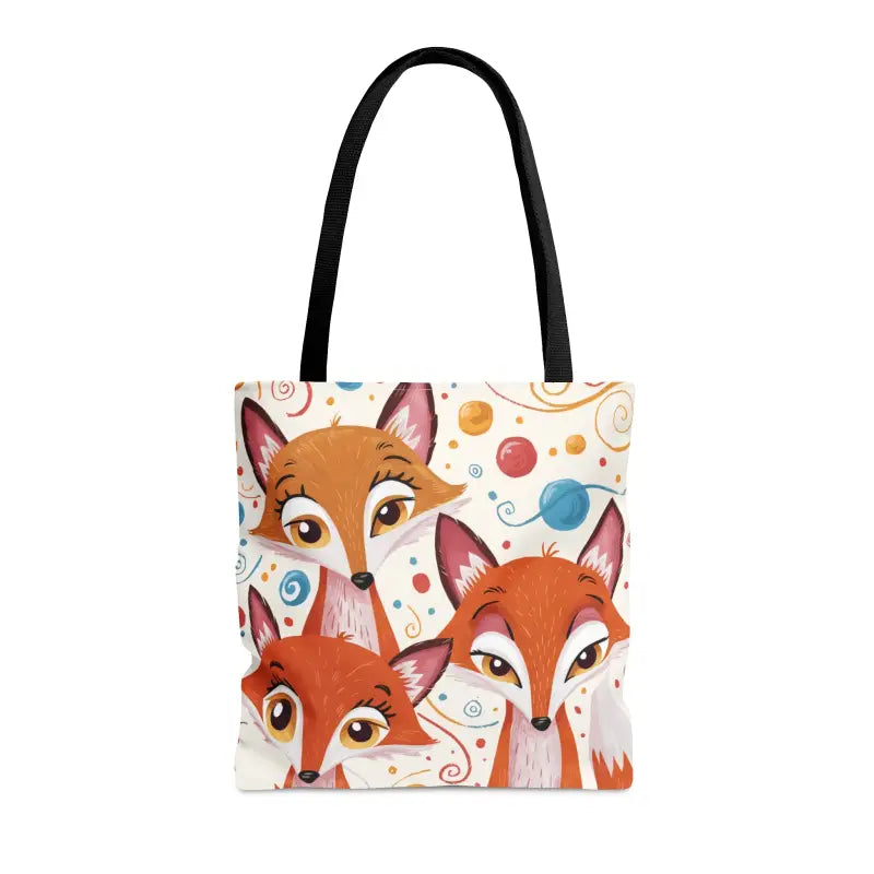 Turn Heads with the Foxy Three Red Foxes Tote Bag! - Bags