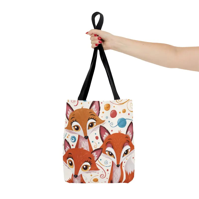 Turn Heads with the Foxy Three Red Foxes Tote Bag! - Bags