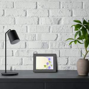 Framed Paper Posters Purple Flowers Vine Wall Art - Dipaliz - Prints & Visual Artwork