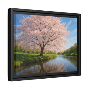Serene Cherry Blossom Art Print - Spring Oasis Canvas - Dipaliz - Prints