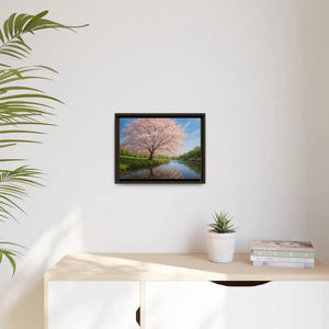 Serene Cherry Blossom Art Print - Spring Oasis Canvas - Dipaliz - Prints