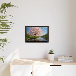 Serene Cherry Blossom Art Print - Spring Oasis Canvas - Dipaliz - Prints