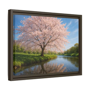 Serene Cherry Blossom Art Print - Spring Oasis Canvas - Dipaliz - Prints