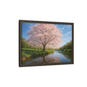 Serene Cherry Blossom Art Print - Spring Oasis Canvas - Dipaliz - Prints