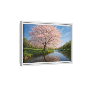 Serene Cherry Blossom Art Print - Spring Oasis Canvas - Dipaliz - Prints