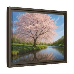 Serene Cherry Blossom Art Print - Spring Oasis Canvas - Dipaliz - Prints