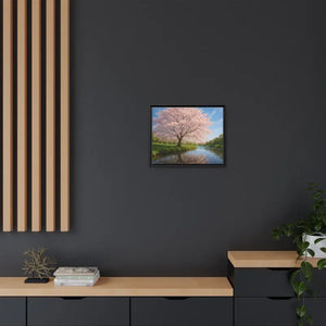 Serene Cherry Blossom Art Print - Spring Oasis Canvas - Dipaliz - Prints