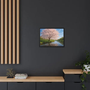 Serene Cherry Blossom Art Print - Spring Oasis Canvas - Dipaliz - Prints