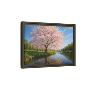 Serene Cherry Blossom Art Print - Spring Oasis Canvas - Dipaliz - Prints