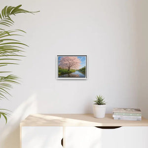 Serene Cherry Blossom Art Print - Spring Oasis Canvas - Dipaliz - Prints