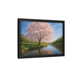 Serene Cherry Blossom Art Print - Spring Oasis Canvas - Dipaliz - Prints