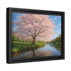Serene Cherry Blossom Art Print - Spring Oasis Canvas - Dipaliz - Prints