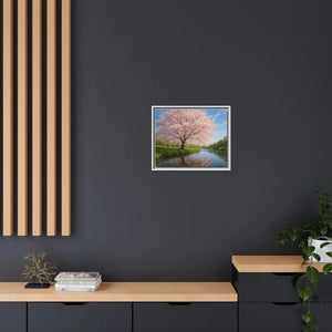 Serene Cherry Blossom Art Print - Spring Oasis Canvas - Dipaliz - Prints