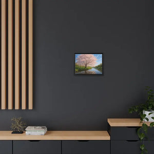 Serene Cherry Blossom Art Print - Spring Oasis Canvas - Dipaliz - Prints
