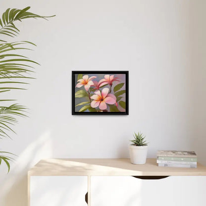 Transform your Space with Frangipani Flowers Matte Canvas