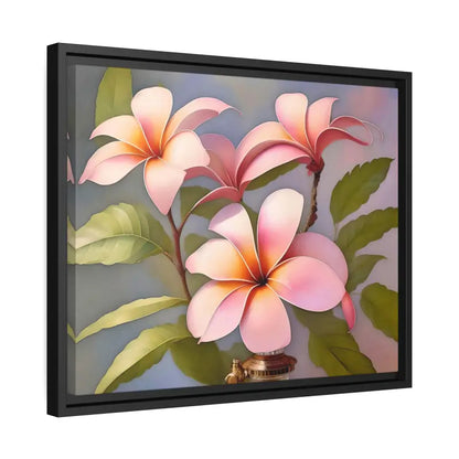 Transform your Space with Frangipani Flowers Matte Canvas