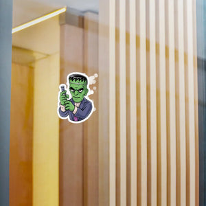 Spooky Frankenstein Halloween Vinyl - Kiss-cut Decals - Dipaliz - Home Decor