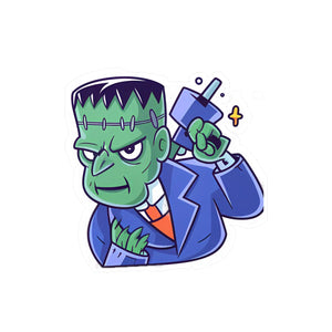 Horror Vinyl Decals - Satin Finish Frankenstein - Dipaliz - Decorative Stickers