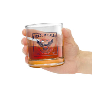 Freedom Calls 10oz Rocks Glass – Patriotic Eagle Whiskey Tumbler - Tumblers