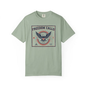 Freedom Calls Eagle Graphic T-shirt - T-shirts - m